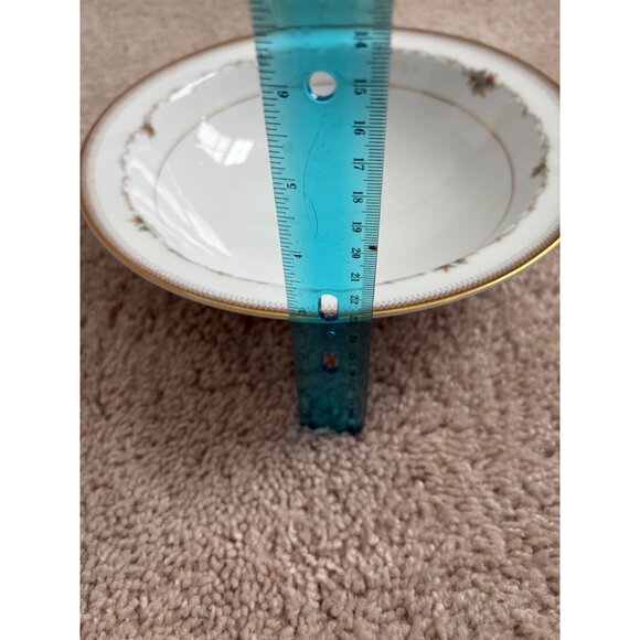 Vintage Noritake Joanne Pattern 6466‎ Porcelain Serving Bowl With Gold Trim - Picture 6 of 6